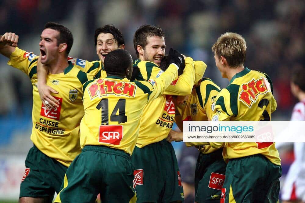 Maillot Extérieur FC Nantes 2006/2007 - Blanc - Taille L - Floqué Nom - Vintage
