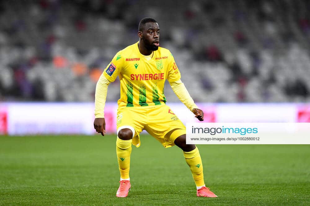 Maillot FC Nantes porté par Roli Pereira de Sa 2020/2021