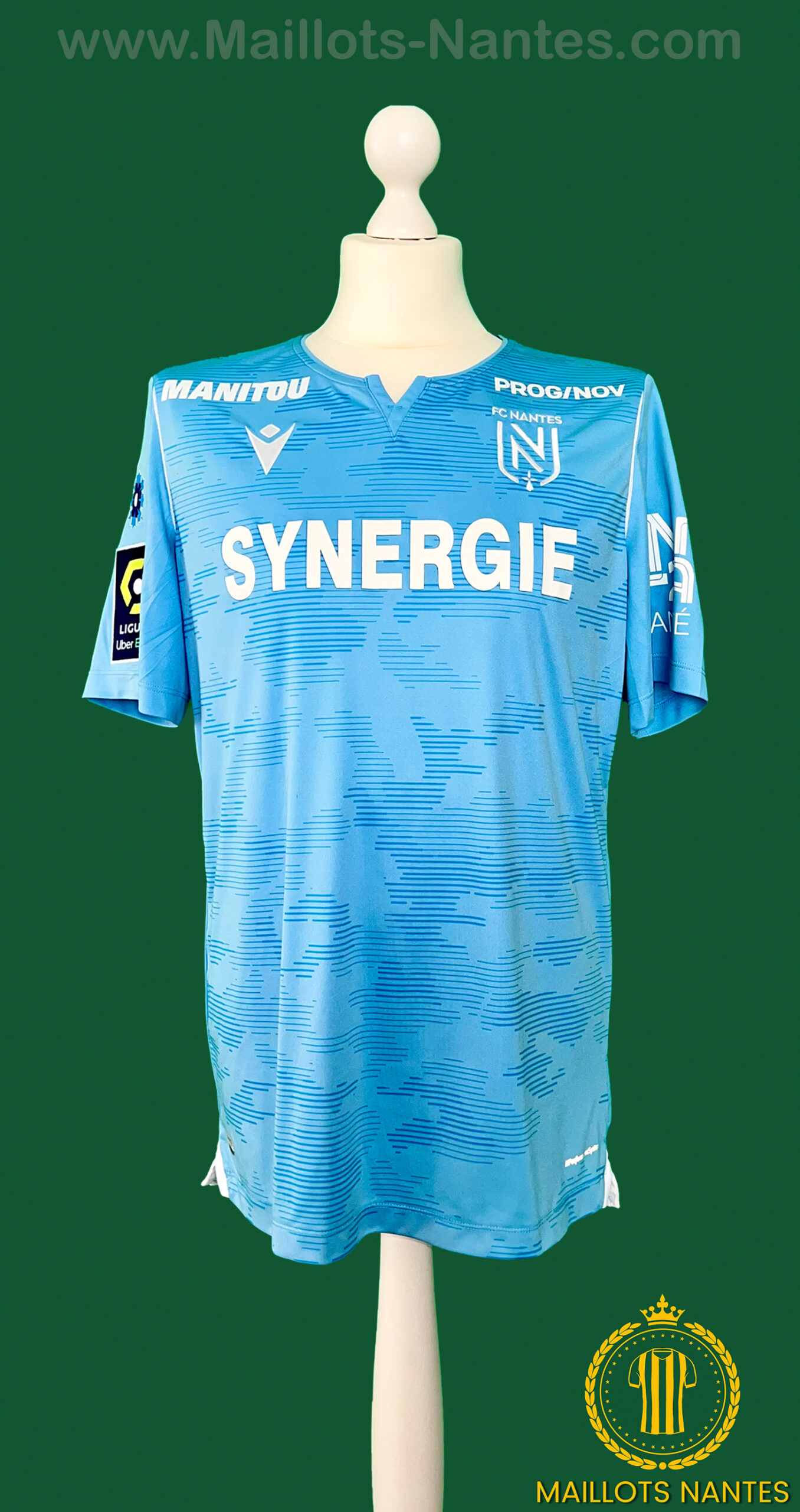 Maillot FC Nantes préparé pour Jean-Charles Castelletto 2020/2021