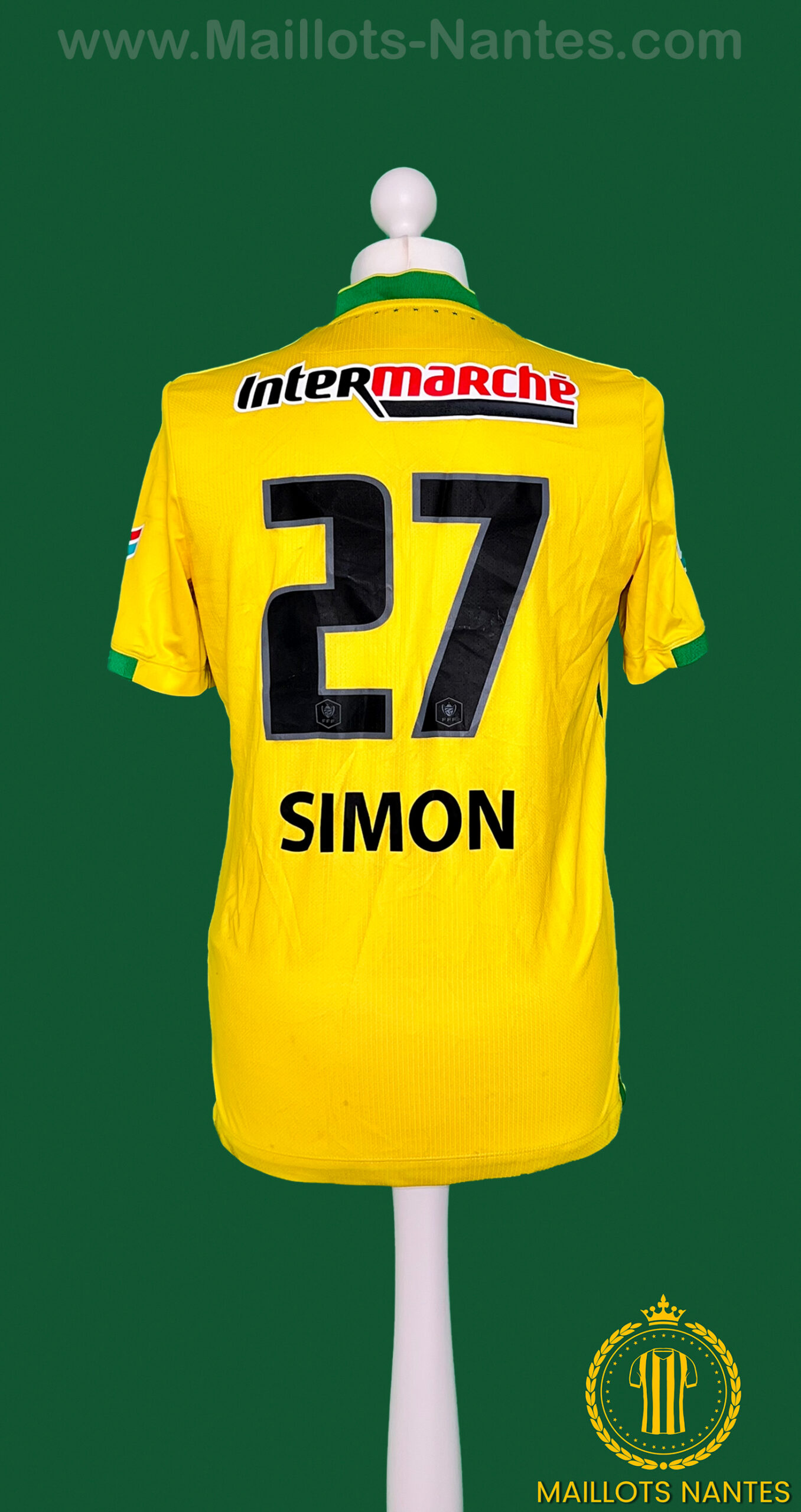 Maillot FC Nantes porté par Moses Simon 2021/2022