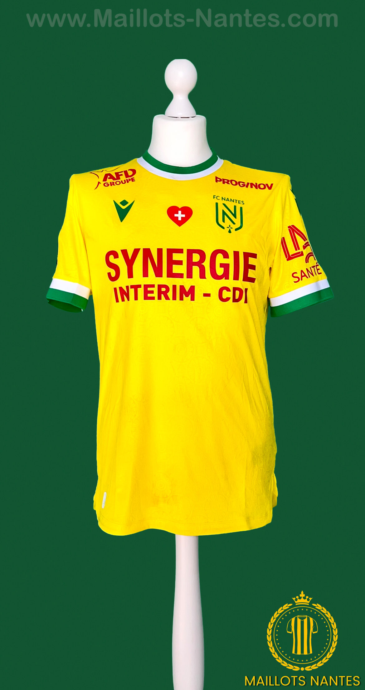 Maillot FC Nantes porté par Pedro Chirivella 2020/2021