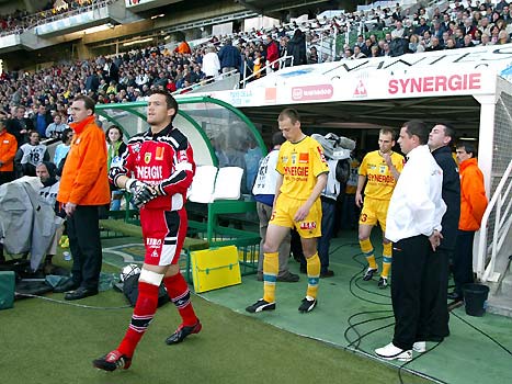 Maillot FC Nantes FAE 2003/2004 - Le Coq Sportif - Signé Et Porté