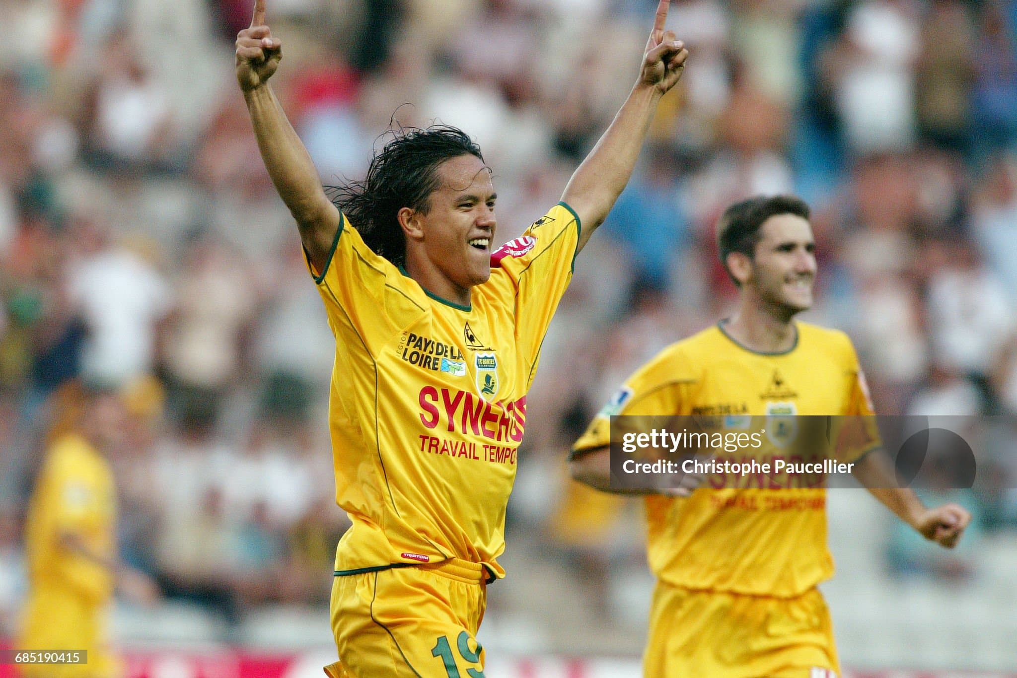 Maillot Vintage FC Nantes – Vahirua N°19 – Le Coq Sportif – Taille XL – Porté